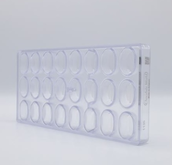 Mould "Oval stripes" 11g - 24pc